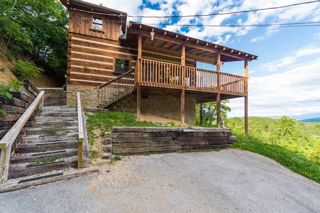 View! Private! Hot Tub,Pool Table,Fireplace,Relax! Sevierville Exterior foto