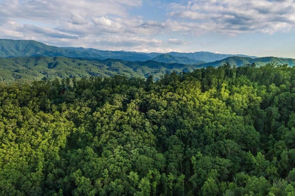 View! Private! Hot Tub,Pool Table,Fireplace,Relax! Sevierville Exterior foto